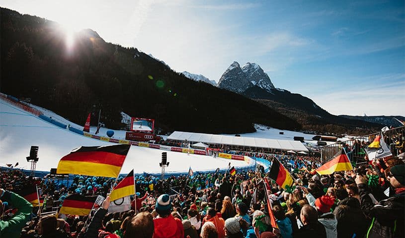 Dallmayr ist Sponsor des Ski Alpin Weltcups in Garmisch-Partenkirchen