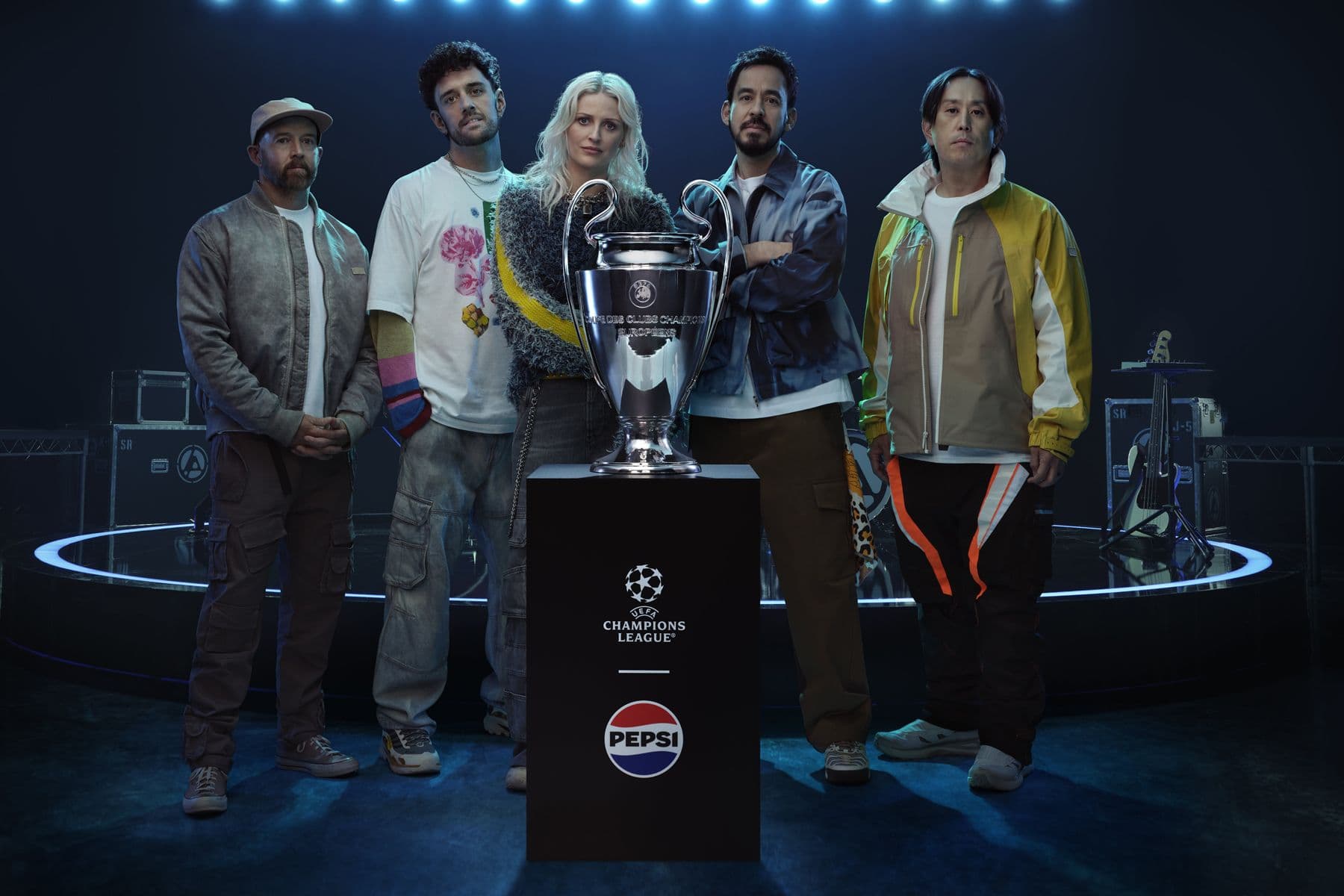 Entertainment-Offensive vor dem Anpfiff: Pepsi setzt beim CL-Finale auf LINKIN PARK